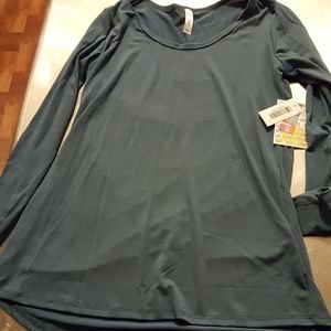 Lularoe dusty blue Lynnae xxs